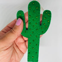 Load image into Gallery viewer, Sew Your Own Felt Cactus Christmas Ornament Kit