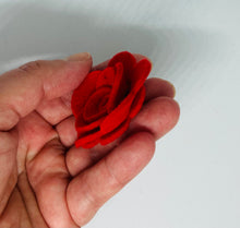 Load image into Gallery viewer, Felt Rose & Hyacinth Flower Plaque Kit, Make Your Own Valentine's Plaque Kit