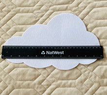 Load image into Gallery viewer, 30cm Large Felt Clouds, Die Cut Felt Clouds