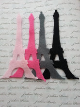 Load image into Gallery viewer, Large Felt Eiffel Towers, Die Cut Felt Eiffel Tower