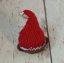 Load image into Gallery viewer, Knitted Santa Hat Chocolate Cover, Ferrero Rocher Christmas Santa Hat Cover