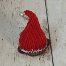 Load image into Gallery viewer, Santa Hat knitting pattern, PDF, Ferrero Rocher Chocolate Cover, Christmas knitting pattern