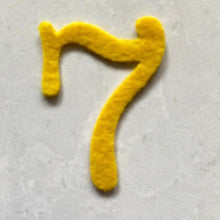 Load image into Gallery viewer, Felt Advent Calendar numbers, Die Cut Numbers 1-24, DIY Advent Calendar