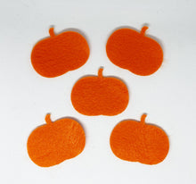 Load image into Gallery viewer, Felt Pumpkins, Felt Die Cut Pumpkin