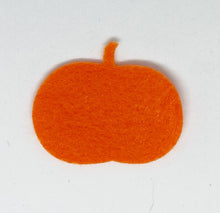 Load image into Gallery viewer, Felt Pumpkins, Felt Die Cut Pumpkin