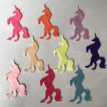 Load image into Gallery viewer, Felt Unicorns, Die Cut Felt Unicorns