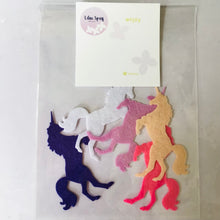 Load image into Gallery viewer, Felt Unicorns, Die Cut Felt Unicorns