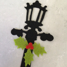 Load image into Gallery viewer, Large Felt Lamppost, Die Cut Felt Lampposts