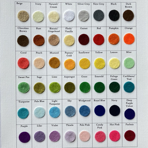  Colour Psychology in Felt Die Cut Shapes: Choosing the Right Tones