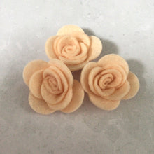 Load image into Gallery viewer, Felt Rosebuds, Pre-Cut Die Cut Flowers, Craft Supplies
