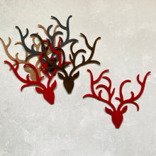 Load image into Gallery viewer, Extra Large Felt Stag Reindeer Head
