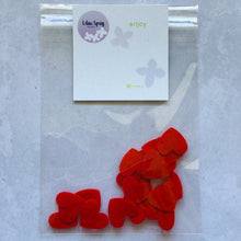 Load image into Gallery viewer, Any Colour 2cm Felt Hearts, Small Die Cut Felt Hearts
