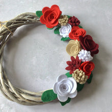 Load image into Gallery viewer, Felt Roses, Felt Die Cut Rose Flowers, (Medium)
