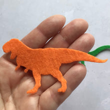 Load image into Gallery viewer, Felt Dinosaur Set, Die Cut Felt Dinosaurs
