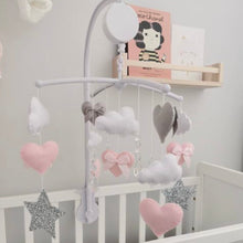 Load image into Gallery viewer, Pink Daisy Flowers, LARGE, Die Cut Felt Daisies, Champagne Glitter Centres
