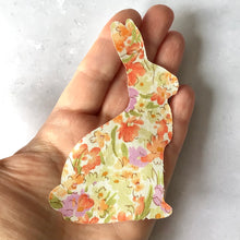 Load image into Gallery viewer, Large Spring Fabric Easter Bunnies, Die Cut Fabric Bunny Rabbits
