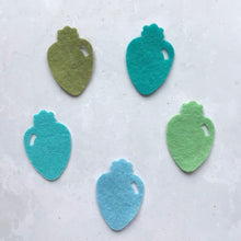 Load image into Gallery viewer, Felt Christmas Lights, Die Cut Felt Lights
