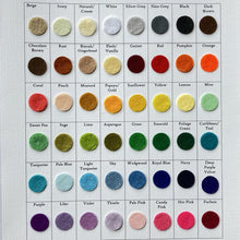 Load image into Gallery viewer, Rainbow Felt Flower Kit, Felt 3D flowers, Roll up felt flowers, Die cut felt flowers
