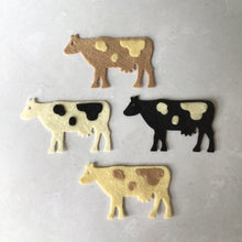 Load image into Gallery viewer, Felt Cows, Die Cut Felt Cows
