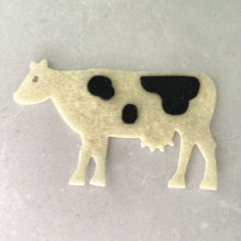 Load image into Gallery viewer, Felt Cows, Die Cut Felt Cows
