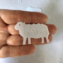 Load image into Gallery viewer, Felt Sheep, Felt Lambs, Die Cut Felt Sheep
