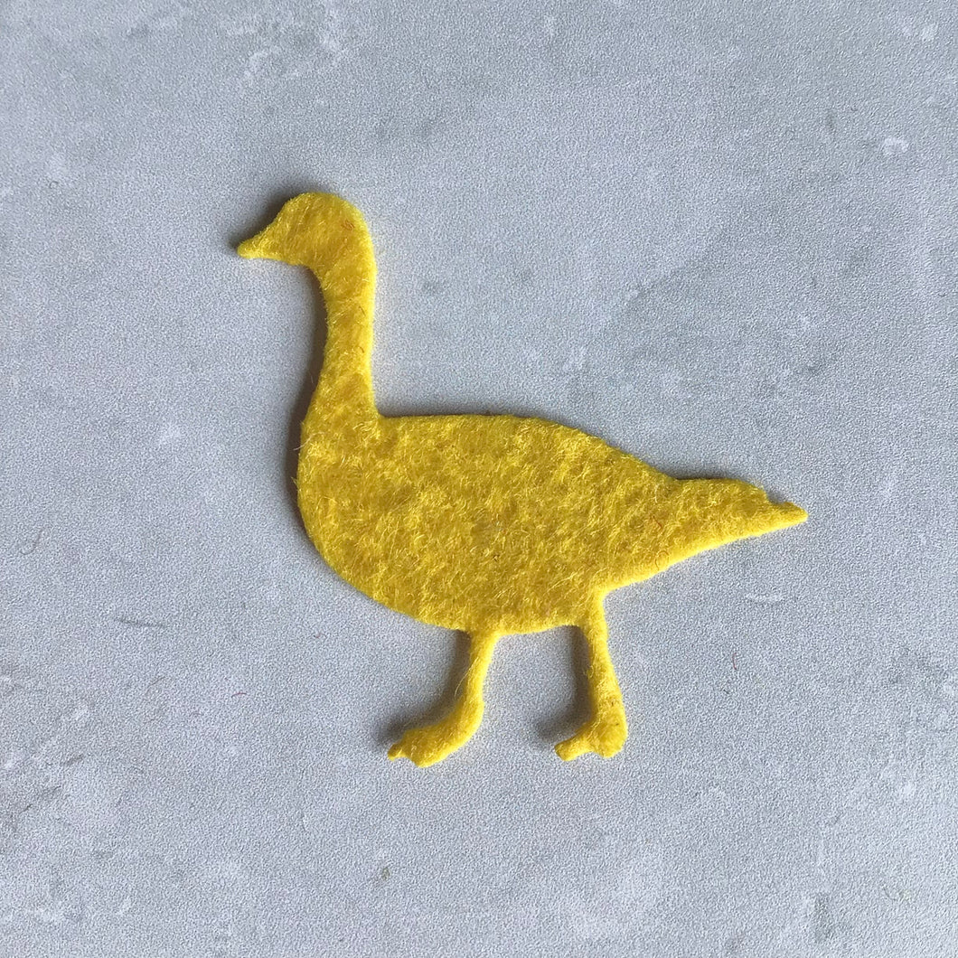 Felt Ducks, Die Cut Felt Ducks