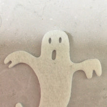 Load image into Gallery viewer, White Felt Ghosts, Die Cut Felt Ghosts
