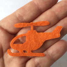 Load image into Gallery viewer, Felt Helicopters, Mixed Pack, Felt Die Cut Helicopter

