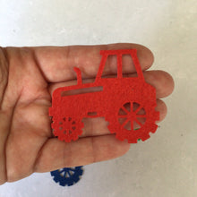 Load image into Gallery viewer, Felt Tractors, Die Cut Felt Tractors
