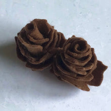 Load image into Gallery viewer, Felt Pine Cone, Roll Up Pine Cone, , Die cut Felt, 3D Die Cut Pine Cone
