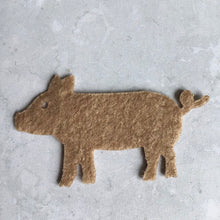 Load image into Gallery viewer, Pink Felt Pigs, Felt Die Cut Pigs
