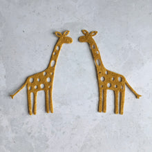 Load image into Gallery viewer, Felt Giraffes, Felt Die Cut Giraffe
