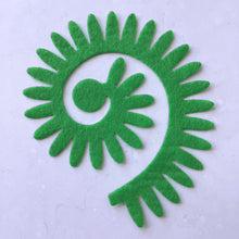 Load image into Gallery viewer, Christmas Felt Chrysanthemums, Felt Die Cut Flowers, 3D Roll Up Flowers
