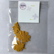 Load image into Gallery viewer, Small Felt Oak Leaves, Die cut oak leaves, Felt Autumn Leaves
