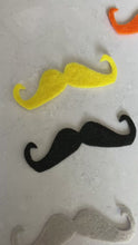 Load and play video in Gallery viewer, Felt Moustache, Die Cut Moustache
