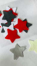 Load and play video in Gallery viewer, Scandi Felt Stars, Die Cut Felt Stars, Medium Felt Stars
