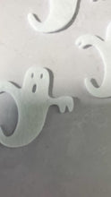 Load and play video in Gallery viewer, White Felt Ghosts, Die Cut Felt Ghosts
