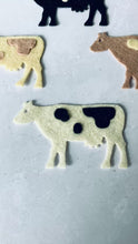 Load and play video in Gallery viewer, Felt Cows, Die Cut Felt Cows

