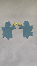 Load and play video in Gallery viewer, Gold and Felt Christmas Angels, Make Your Own Angel Kit
