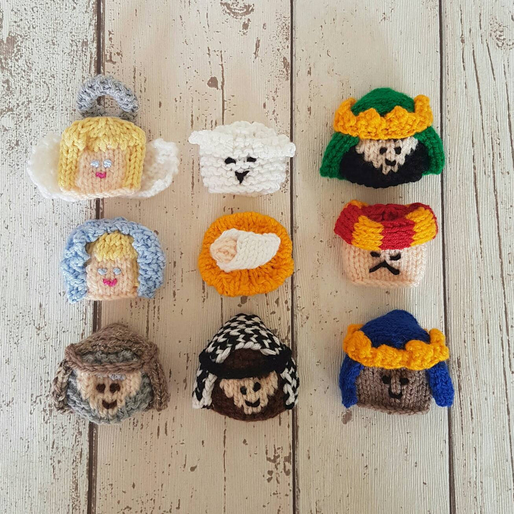 Knitted Christmas Nativity Set, Ferrero Rocher Chocolate Covers, Heirloom Nativity Set
