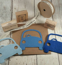 Load image into Gallery viewer, Large Felt Cars, Felt Die Cut Cars
