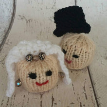 Load image into Gallery viewer, Bride &amp; Groom Knitting Pattern, PDF, Ferrero Rocher Chocolate Cover
