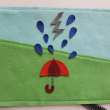 Load image into Gallery viewer, Weather Felt Board Set, Learn the Weather Felt Board Pieces
