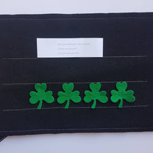 Load image into Gallery viewer, Five Green Shamrocks Game, Felt Story Board Accessories
