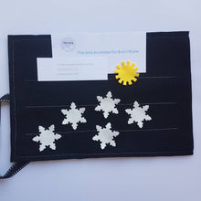 Load image into Gallery viewer, Five Little Snowflakes Game, Felt Board Set Accessories
