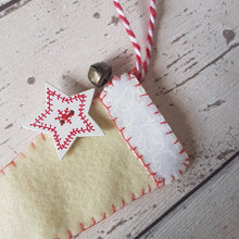 Load image into Gallery viewer, Sew Your Own Felt Christmas Stocking Ornament Kit

