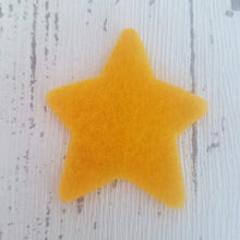 Load image into Gallery viewer, Gold Felt Stars, Die Cut Felt Stars, Medium Sized Stars
