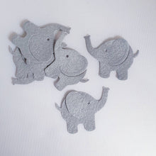 Load image into Gallery viewer, Felt Elephants, 3D, Die Cut Elephant
