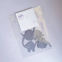 Load image into Gallery viewer, Felt Elephants, 3D, Die Cut Elephant
