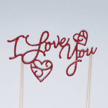 Load image into Gallery viewer, Happy Valentine&#39;s Day Cake Topper Card
